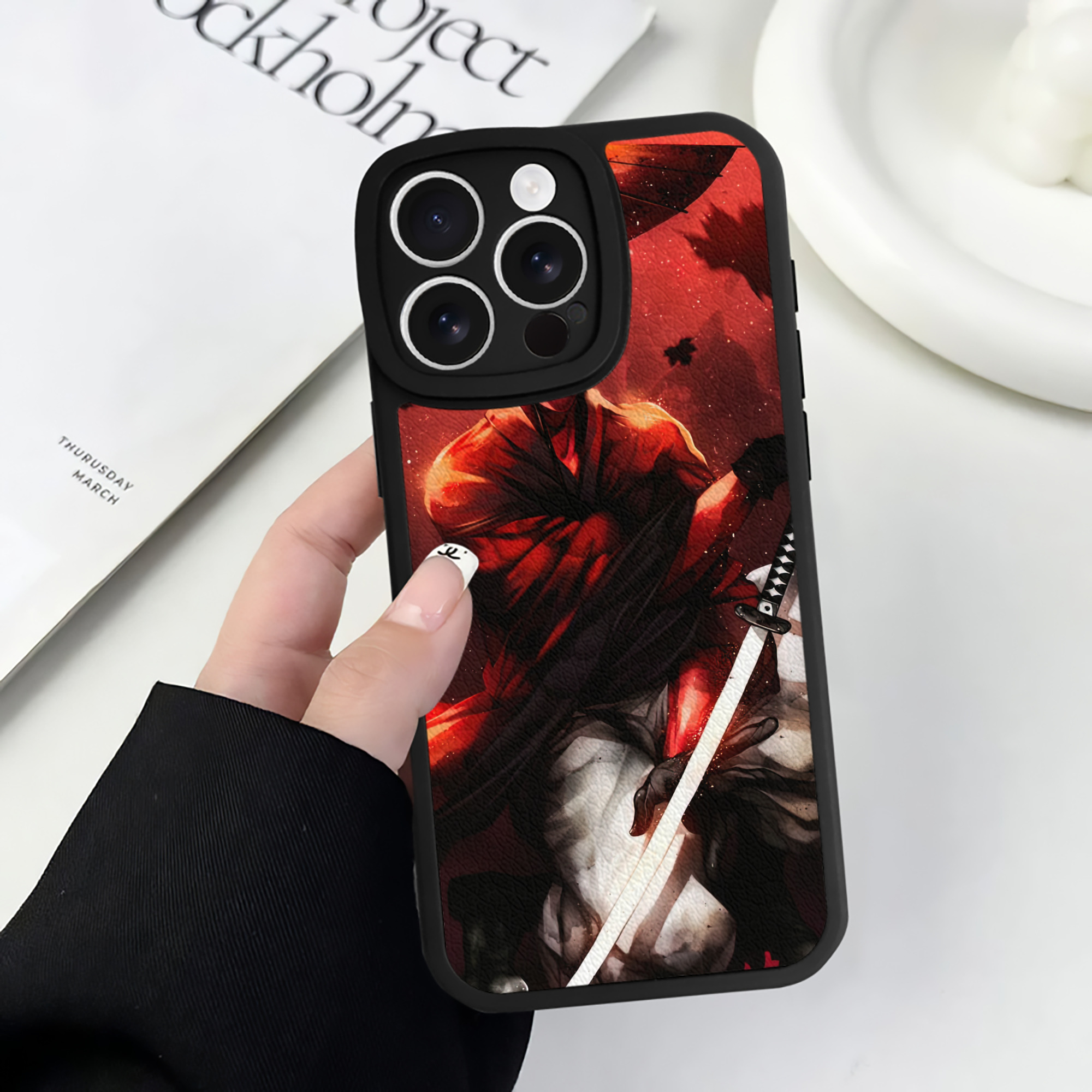 （画像用） Deadpool デッドプール 【iPhone 16シリーズ対応】シリコンスマホケース（レザー調） 材質：シリコン